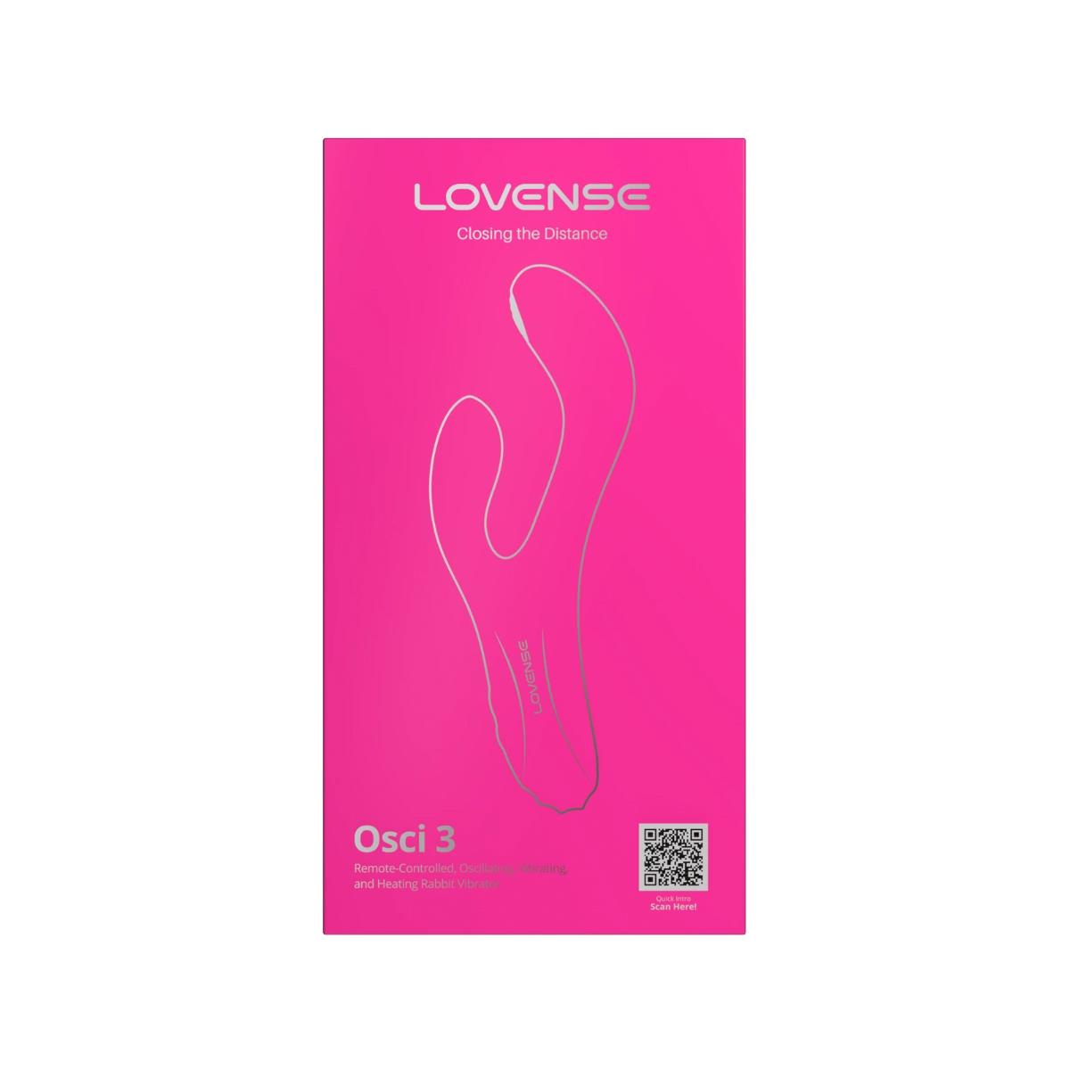Lovense Osci 3 · rabbit vibrátor s oscilací a ohřevem