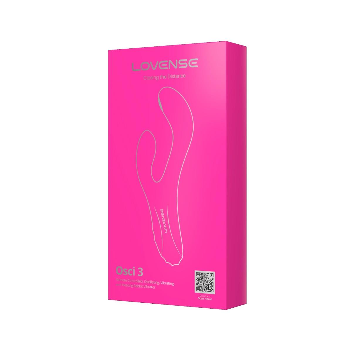 Lovense Osci 3 · rabbit vibrátor s oscilací a ohřevem