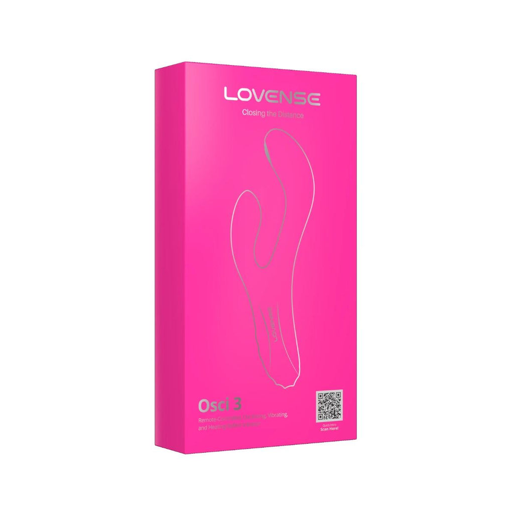 Lovense Osci 3 · rabbit vibrátor s oscilací a ohřevem