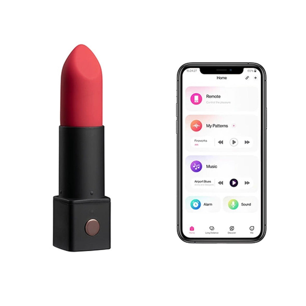 Lovense Exomoon · mini vibrátor ve tvaru rtěnky