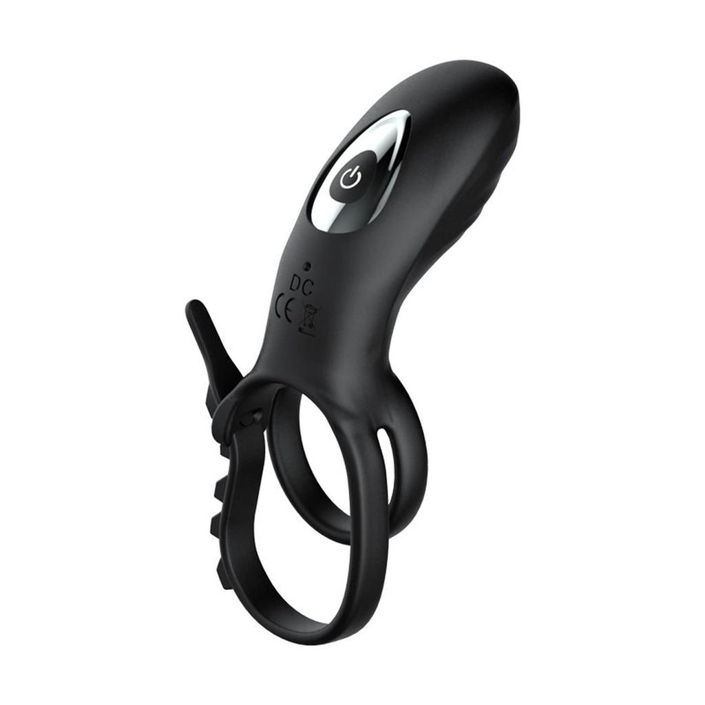 B-Series Cute Adjustable Double Cockring · dvojitý vibrační kroužek s ovladačem