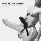B-Series Cute Adjustable Double Cockring · dvojitý vibrační kroužek s ovladačem
