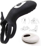 B-Series Cute Adjustable Double Cockring · dvojitý vibrační kroužek s ovladačem