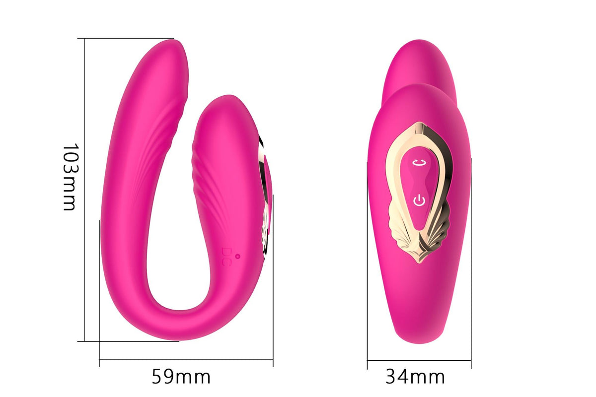 B-Series Cute Rotating Wearable Dual Vibrator · párový vibrátor s dálkovým ovladačem