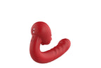 B-Series Cute Rose Thrusting Vibrator · přirážecí vibrátor s jazýčkem