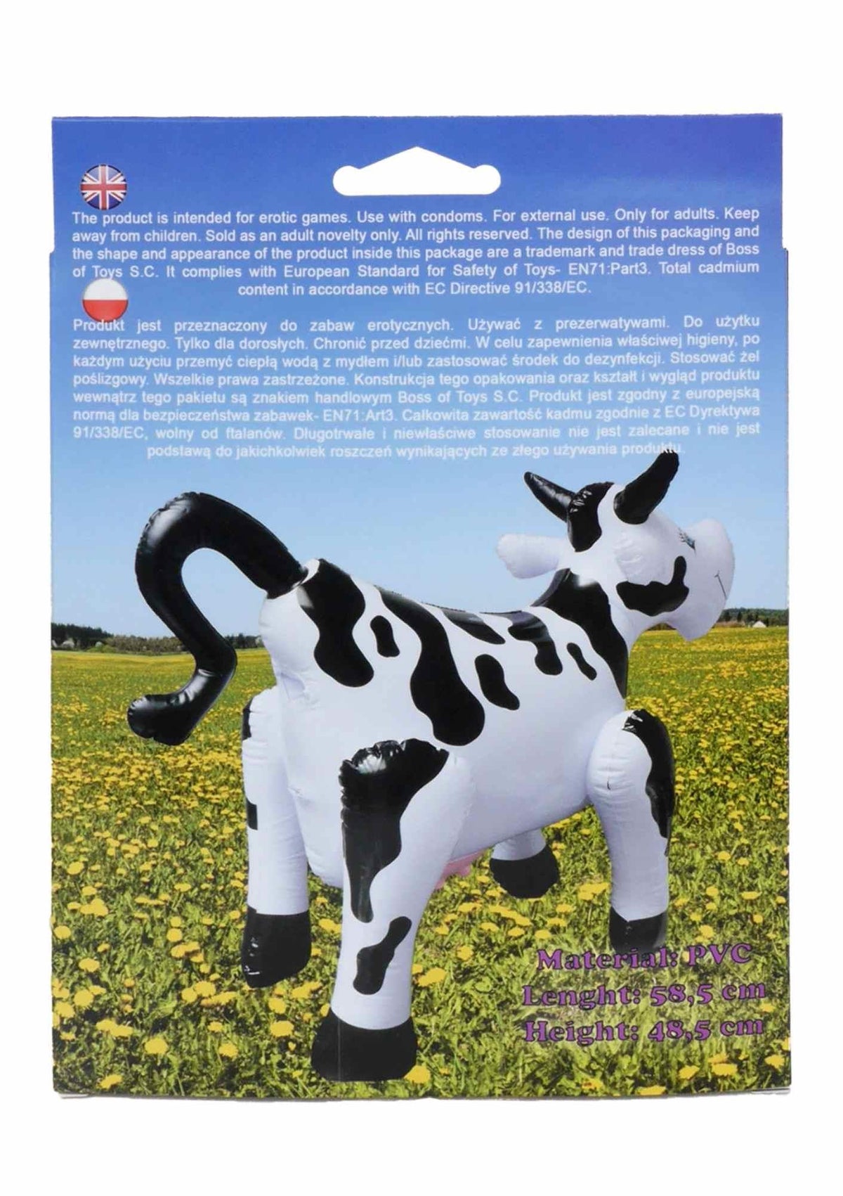 B Series LaLa Kravička Matylda · nafukovací latexová hračka