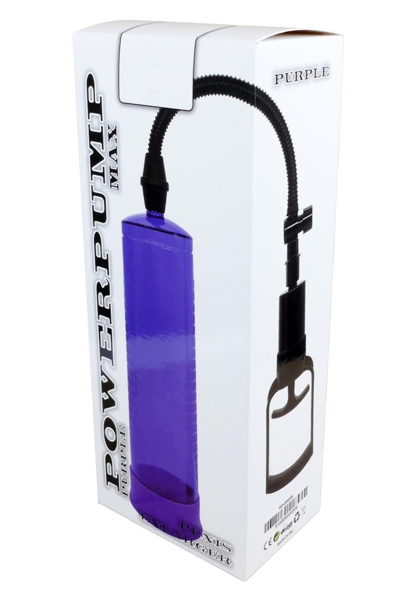 B-Series Power Powerpump MAX · ruční vakuová pumpa pro muže · fialová