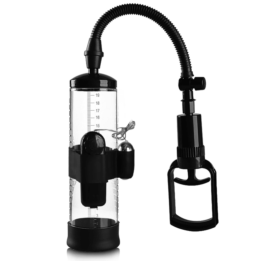 B-Series Power Powerpump MAX Vibrating · vakuová pumpa s vibrací, černá