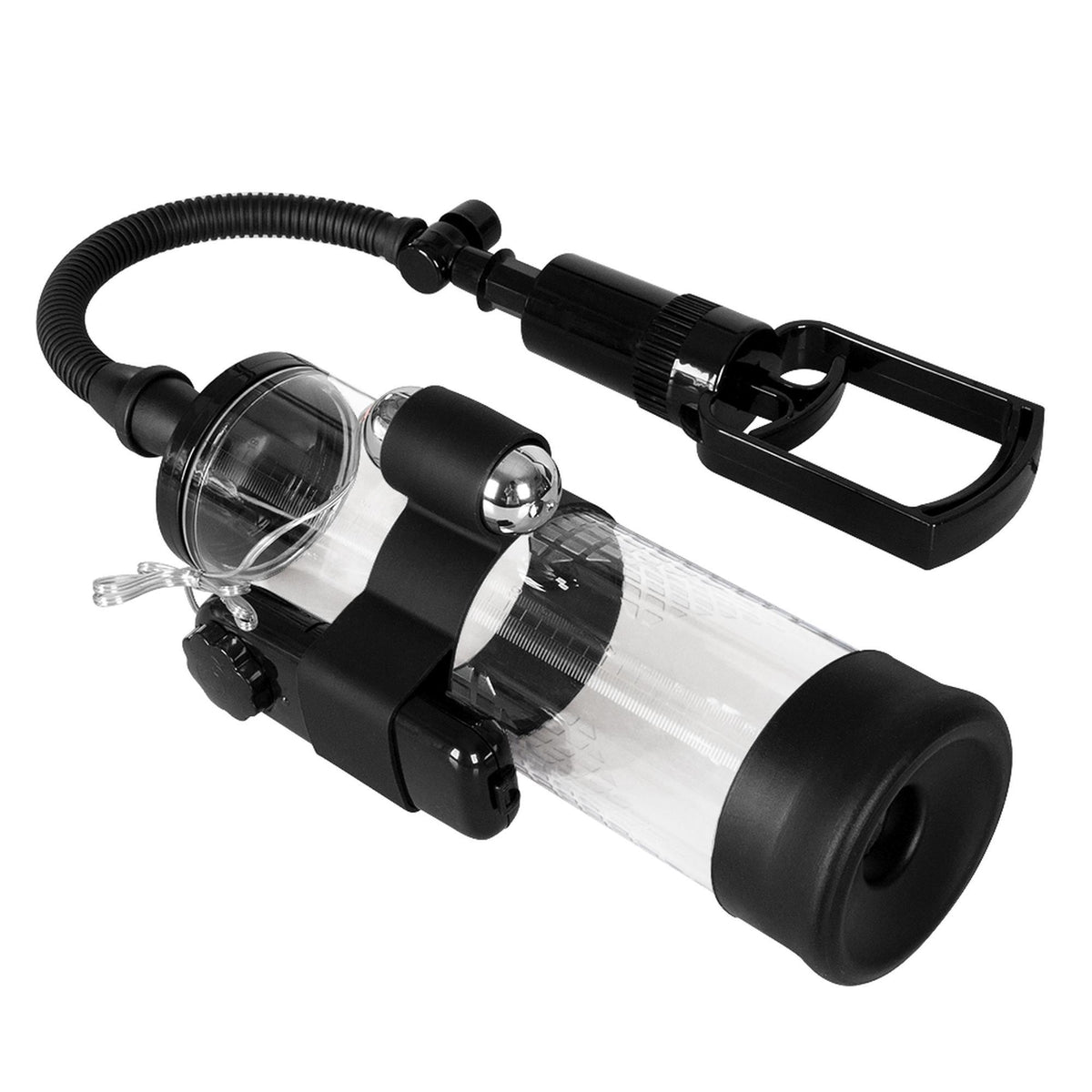 B-Series Power Powerpump MAX Vibrating · vakuová pumpa s vibrací, černá