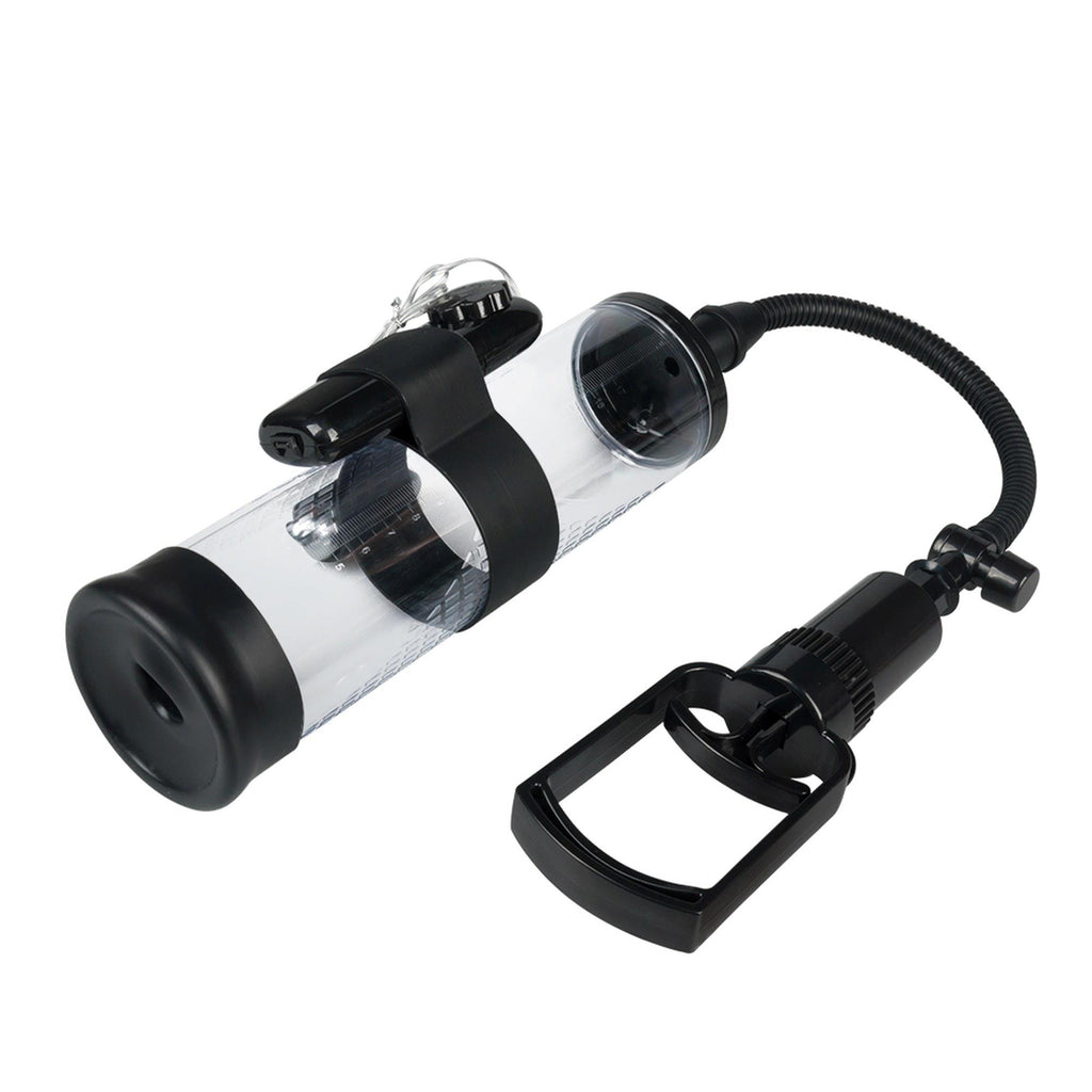 B-Series Power Powerpump MAX Vibrating · vakuová pumpa s vibrací, černá