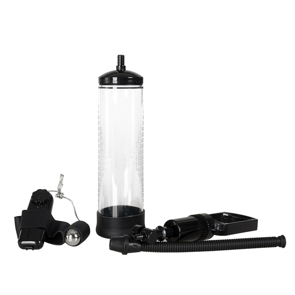 B-Series Power Powerpump MAX Vibrating · vakuová pumpa s vibrací, černá