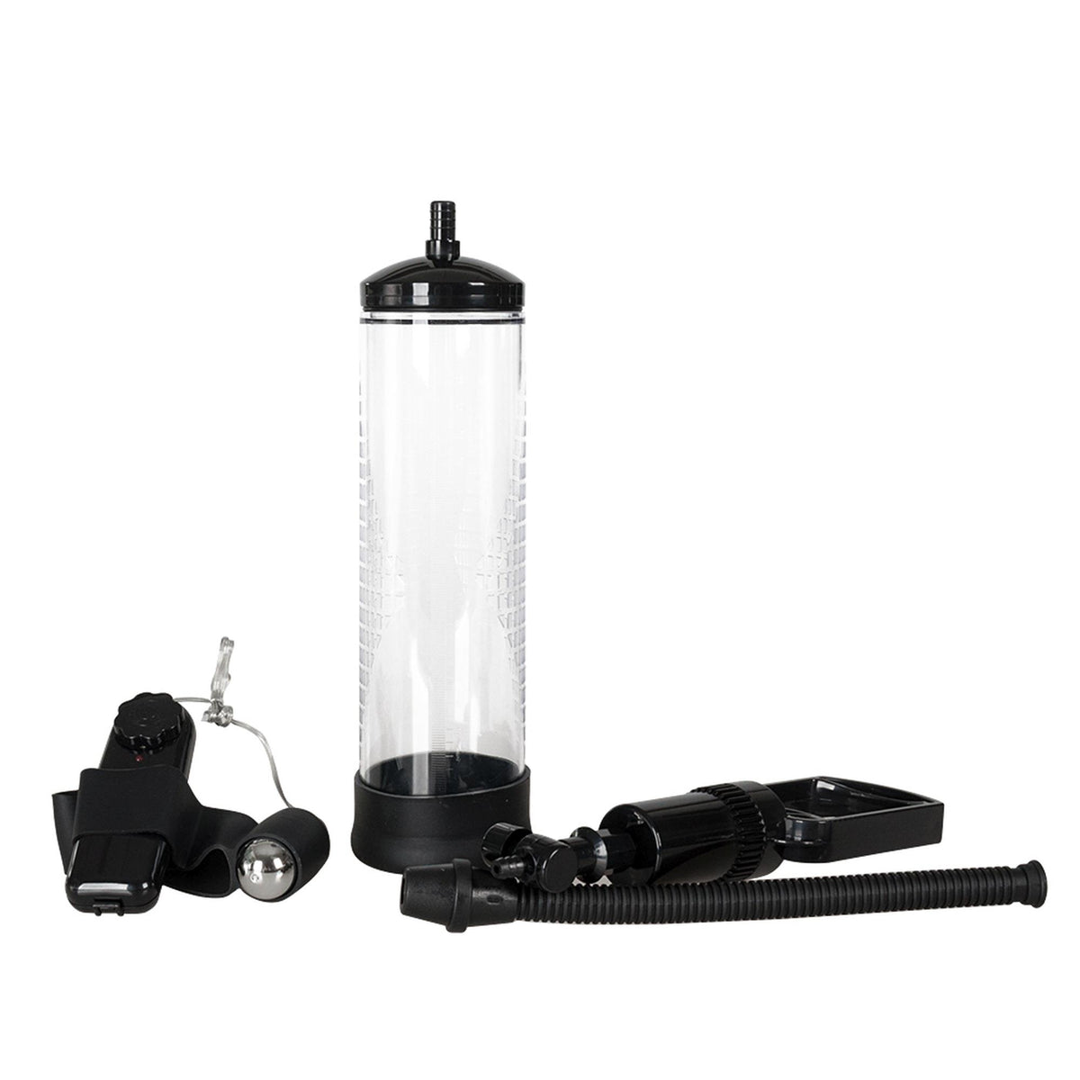 B-Series Power Powerpump MAX Vibrating · vakuová pumpa s vibrací, černá