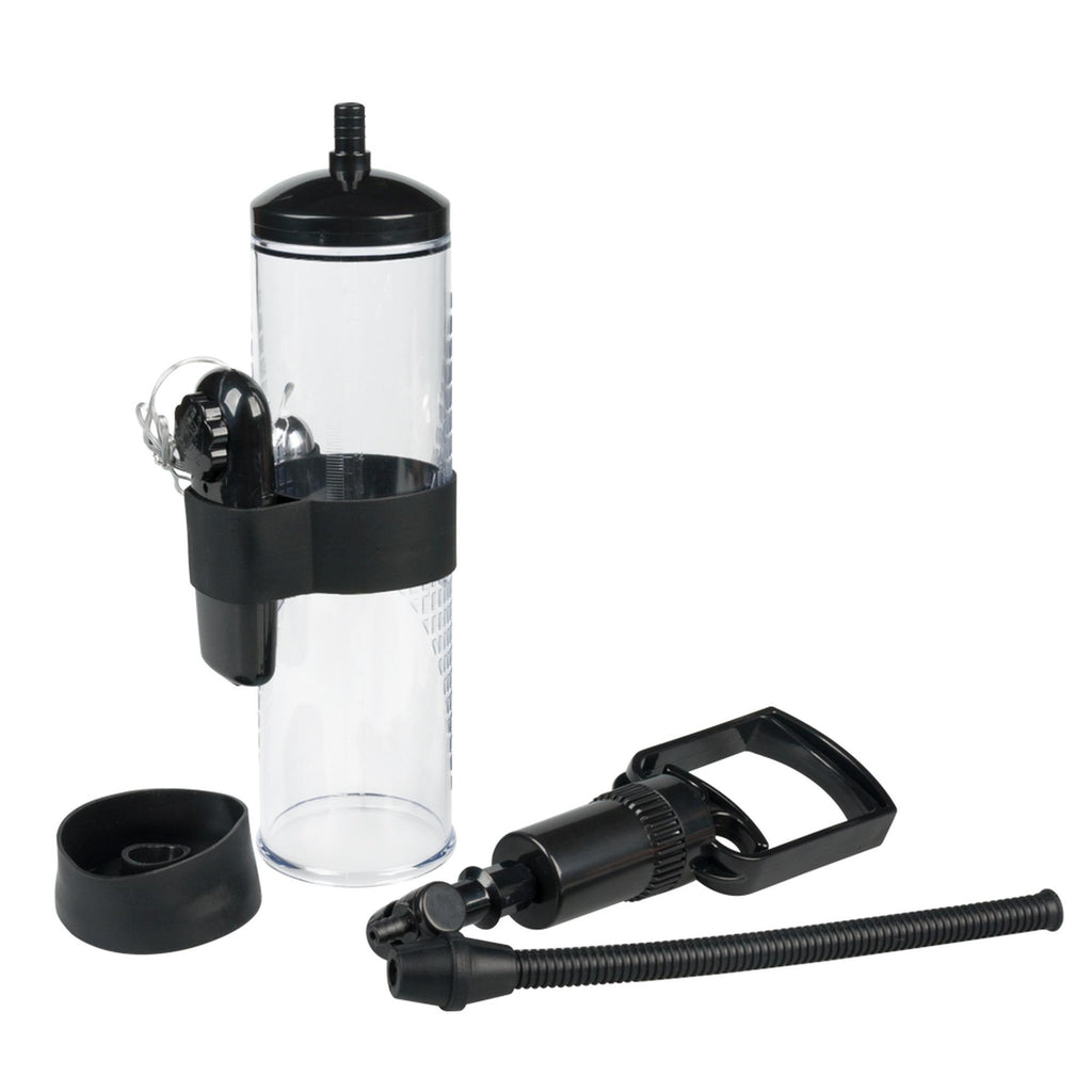B-Series Power Powerpump MAX Vibrating · vakuová pumpa s vibrací, černá