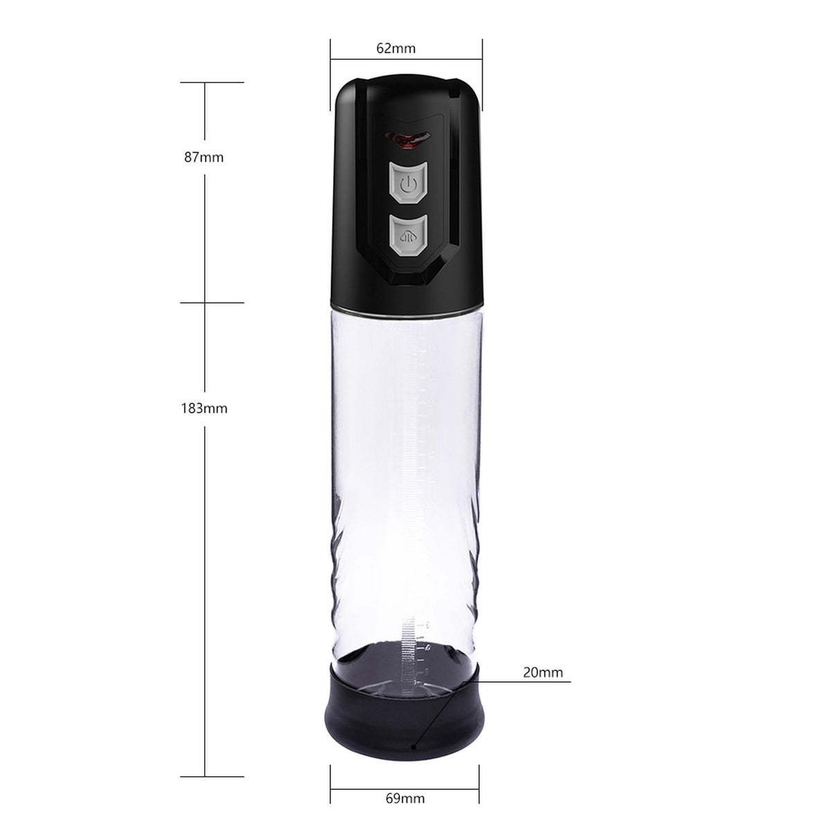 B-Series Power Suck Vacuum Pump · elektrická vakuová pumpa pro muže