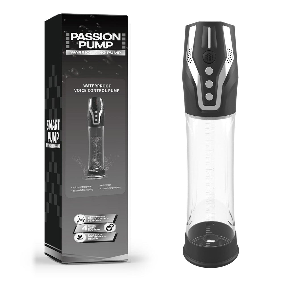 Pompka- PASSION PUMP, PREMIUM RECHARGEABLE AUTOMATIC WATERPROOF PUMP, Voice control