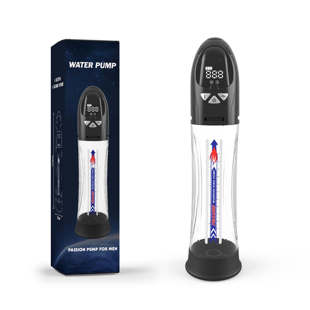 Pompka- PASSION PUMP, PREMIUM RECHARGEABLE AUTOMATIC WATERPROOF LCD PUMP