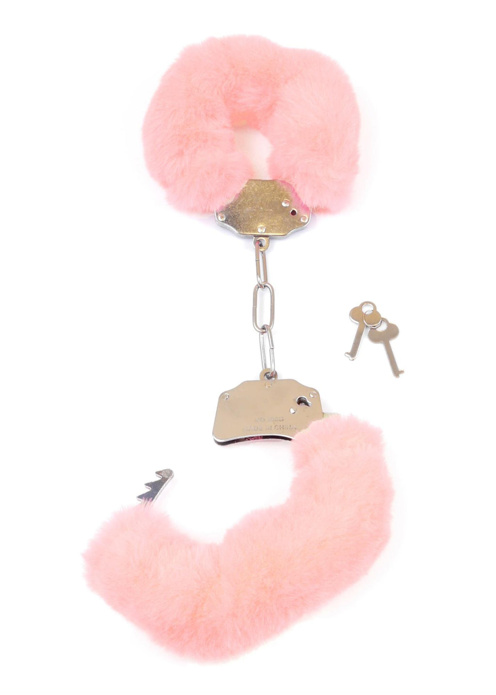 Fetish B-Series Furry Cuffs · plyšová pouta, světle růžová