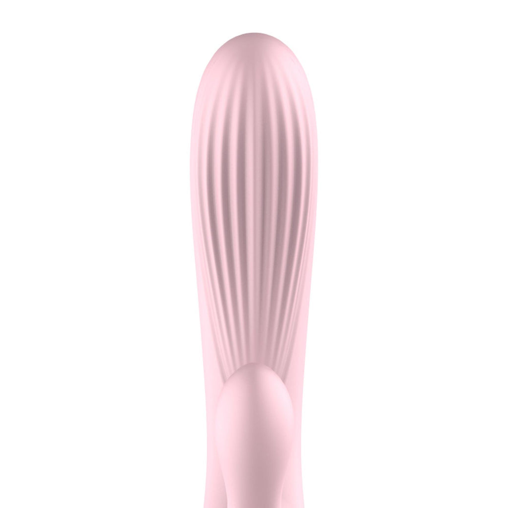 Wibrator- B -  Series, Silicone Vibrator Pink USB 10 Function / Heating