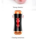 B-Series Fox Vibrating Masturbation · oboustranný vibrační masturbátor