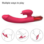B Series Fox Silicone Vibrator · silikonový vibrátor s jazyčkem a vyhříváním