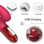 B Series Fox Silicone Vibrator · silikonový vibrátor s jazyčkem a vyhříváním