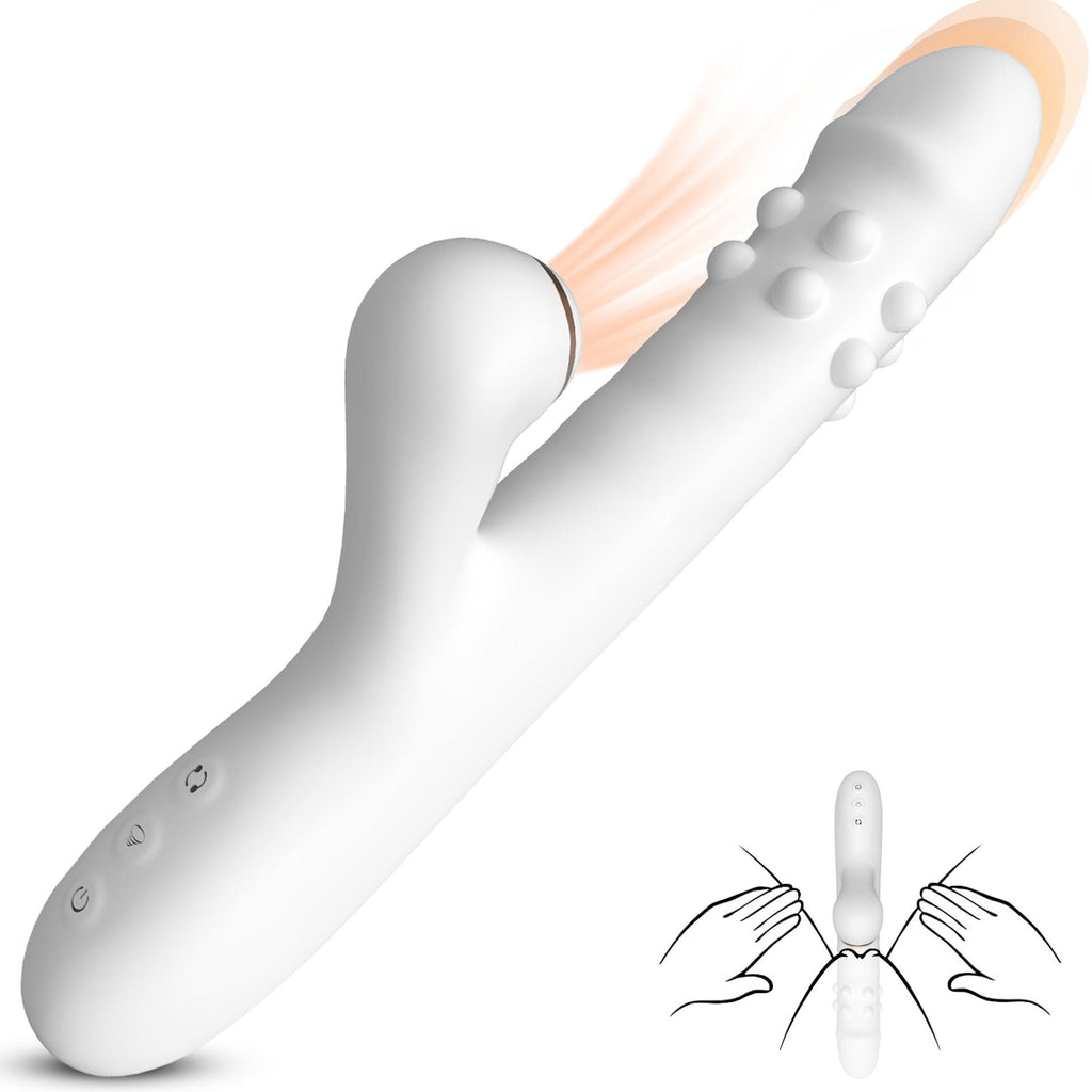 Silicone Vibrator - 3 rotating functions and 7 licking functions