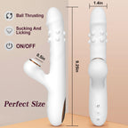 Silicone Vibrator - 3 rotating functions and 7 licking functions