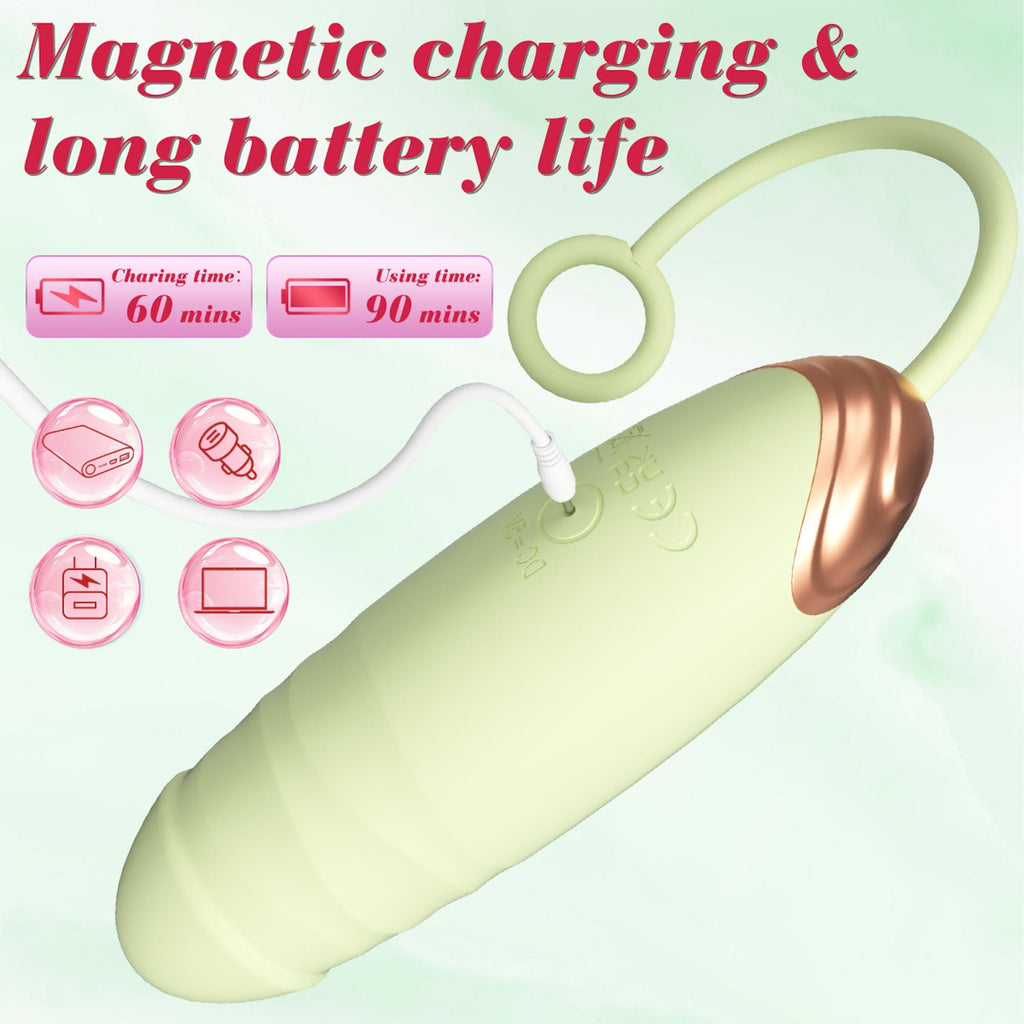 B Series Fox Vibrating Silicone Love Egg · vibrační vajíčko s přirážením a ohřevem