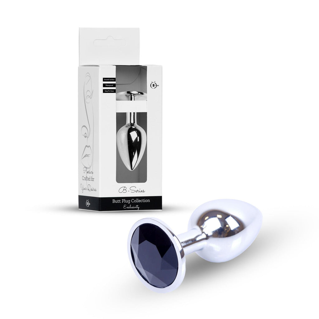 Plug-Jewellery Silver PLUG- Black
