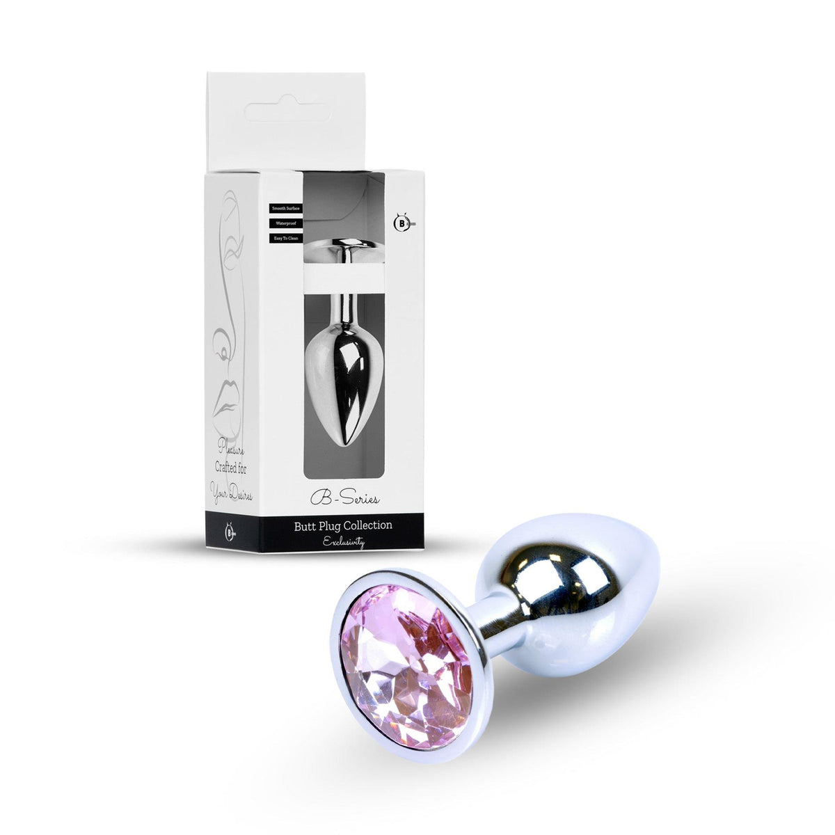 Plug-Jewellery Silver PLUG- Rose