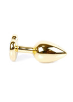 Plug-Jewellery Gold  Heart PLUG- Red