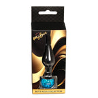MyLove Toys Jewellery Dark Silver · anální kolík se světle modrým kamenem