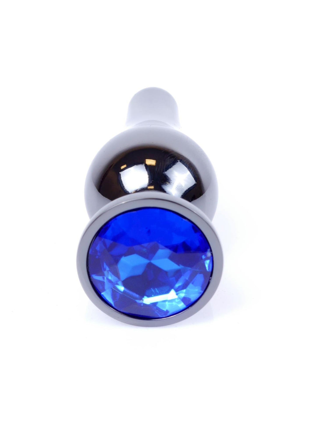 Jewellery Butt Plug · anální kolík z nerezové oceli s tmavě modrým krystalem