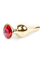MyLove Toys - Jewellery Gold BUTT PLUG- Red