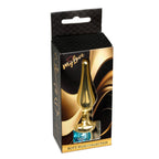MyLove Toys Jewellery Butt Plug · anální kolík se šperkem, zlatý s světle modrým kamenem