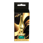 MyLove Toys Jewellery Butt Plug · anální kolík se šperkem, zlatý s zeleným kamenem