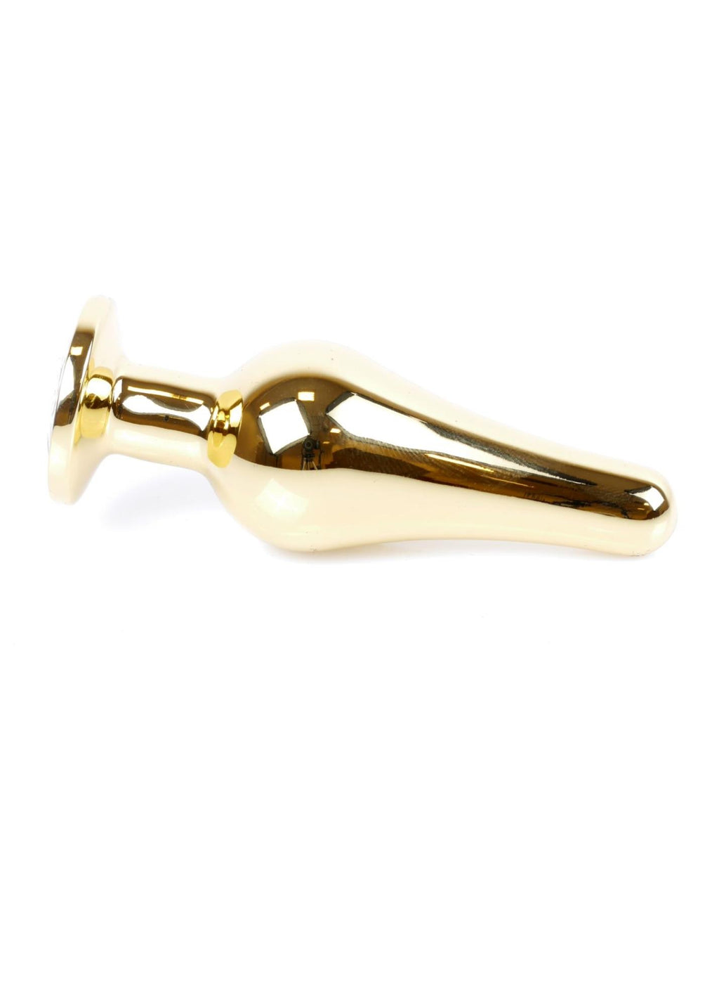 MyLove Toys Jewellery Butt Plug · anální kolík se šperkem, zlatý s zeleným kamenem