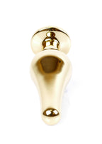 MyLove Toys Jewellery Butt Plug · anální kolík se šperkem, zlatý s fialovým kamenem
