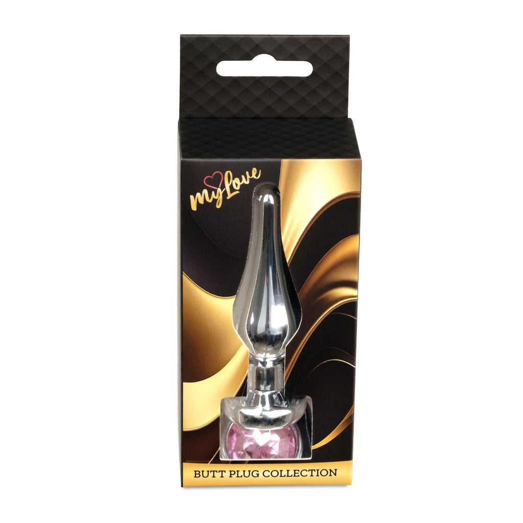 MyLove Toys - Jewellery Silver BUTT PLUG- Rose