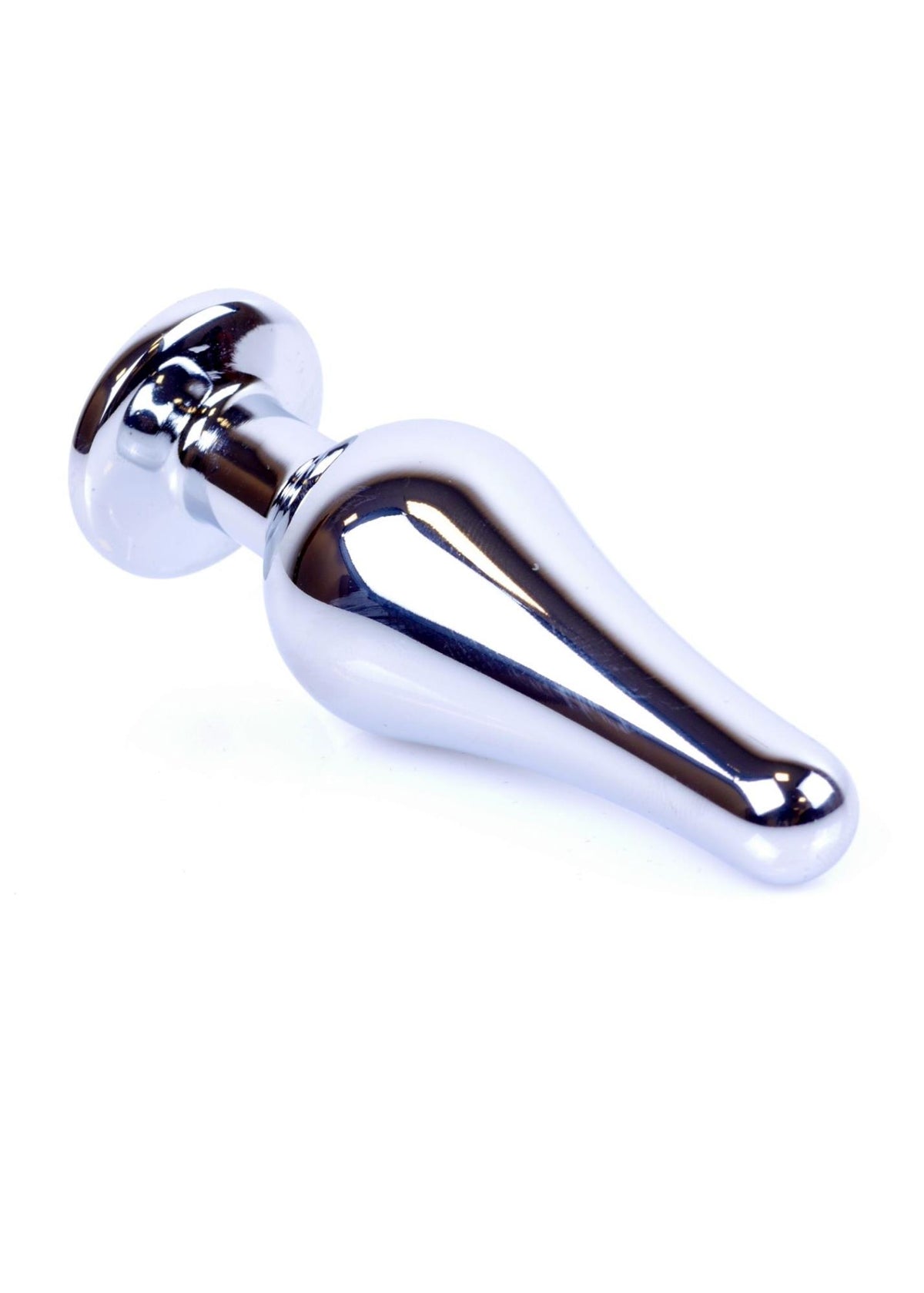 B-Series HeavyFun Jewellery Butt Plug · anální kolík se šperkem, stříbrný s růžovým kamenem