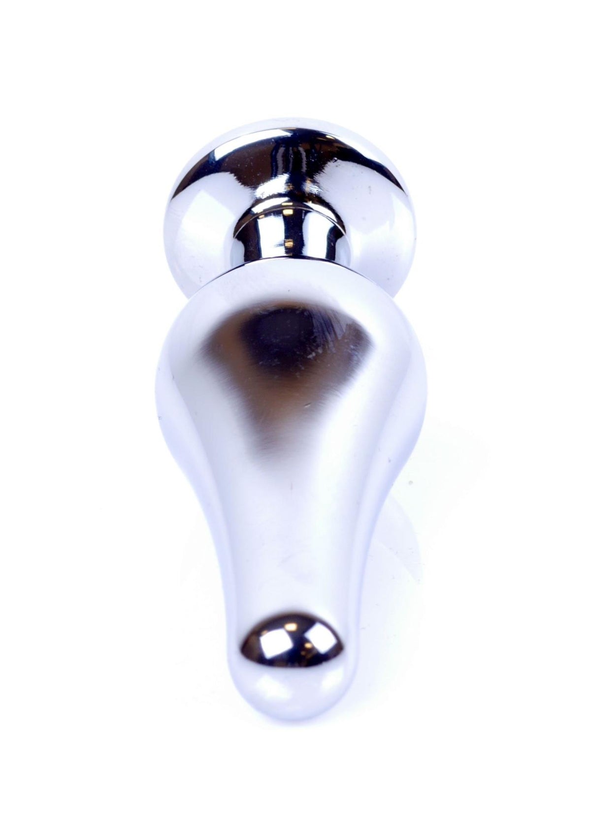 B-Series HeavyFun Jewellery Butt Plug · anální kolík se šperkem, stříbrný s růžovým kamenem