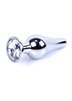 MyLove Toys - Jewellery Silver BUTT PLUG- Clear