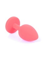 B-Series HeavyFun Plug Jewellery Small · anální kolík se šperkem · červený, modrý kámen