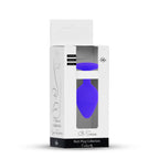 B-Series HeavyFun Plug Jewellery Small · anální kolík se šperkem · fialový, červený kámen