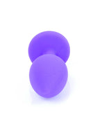 B-Series HeavyFun Plug Jewellery Small · anální kolík se šperkem · fialový, červený kámen