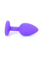 B-Series HeavyFun Plug Jewellery Small · anální kolík se šperkem · fialový, červený kámen