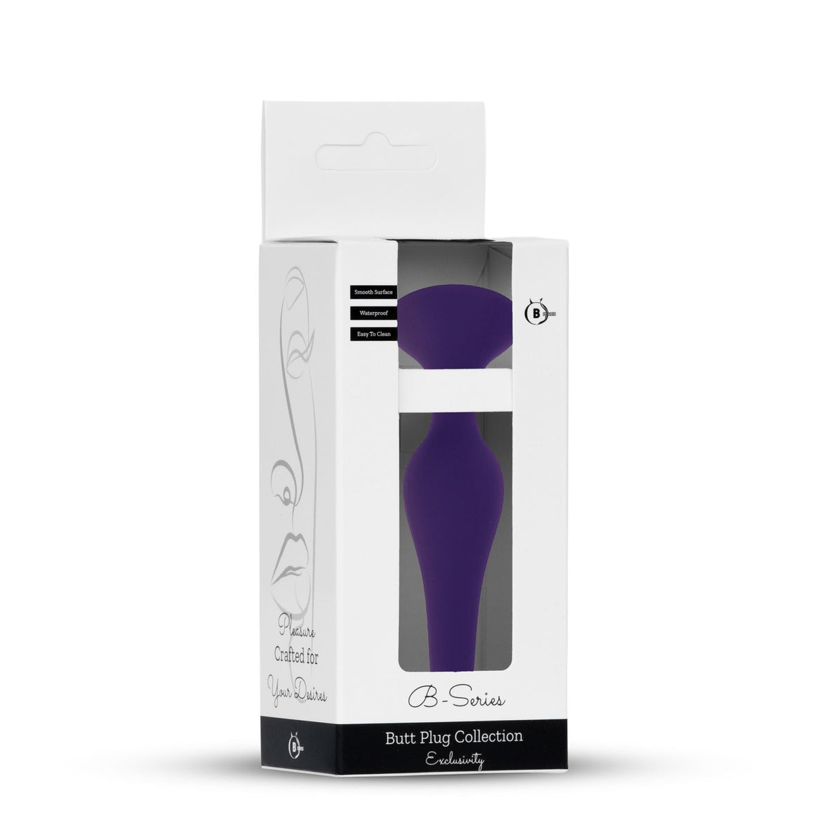 B Series HeavyFun Silicone Plug Purple Extra Large · silikonový anální kolík