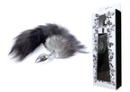 B-Series HeavyFun Fox Tail Plug · anální kolík s liščím ocasem, černý XXL