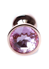 MyLove Toys Jewellery Plug · anální kolík s kamínkem, starorůžová