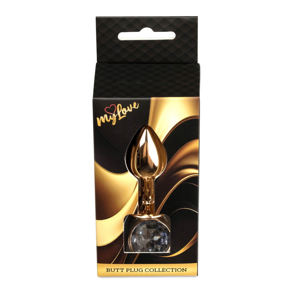 MyLove Toys Jewellery Plug · anální kolík s kamínkem, průhledná
